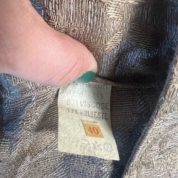French made company bought it 86  size 40 Gray and beige also gold - Picture 11 of 12